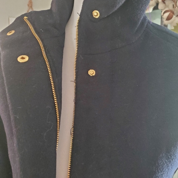 Anne Klein Navy dress coat - Picture 3 of 6